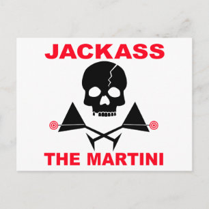 Postcard - JACKASS, The Martini