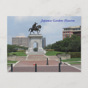 Postcard: Japanese Gardens –Houston Postcard