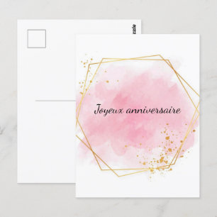 Postcard Joyeux anniversaire