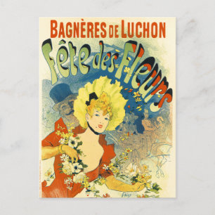 Postcard: Jules Cheret Vintage Art Postcard