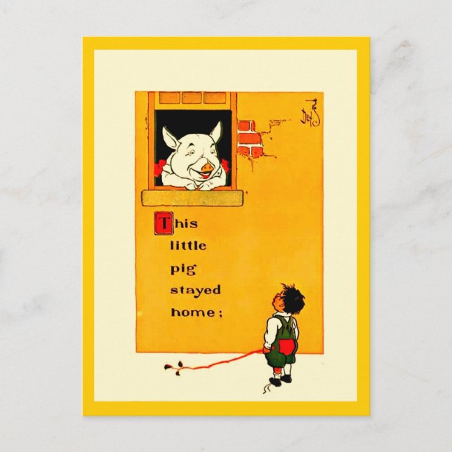 Postcard-Kids-William Warren Denslow 62 Postcard (Front)