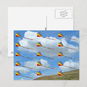 Postcard - Kites in Formation