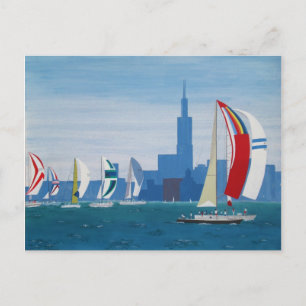 Postcard "Lake Michigan - Chicago"
