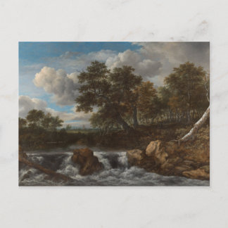 Postcard landscape waterfall