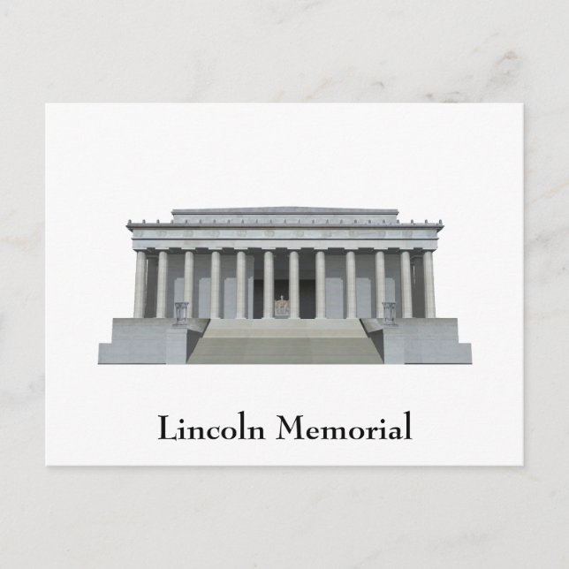 Postcard: Lincoln Memorial: Washington DC Postcard (Front)