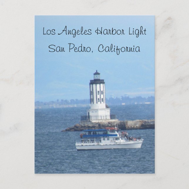 Postcard - Los Angeles Harbour Light (Front)