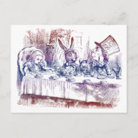 Postcard: Mad Hatter Tea Party