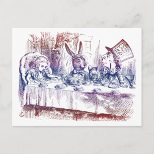 Postcard: Mad Hatter Tea Party Postcard