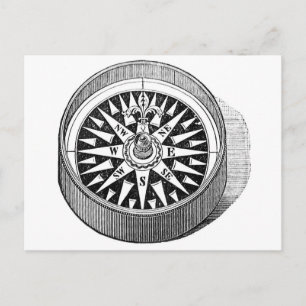 Postcard - Mariner Compass