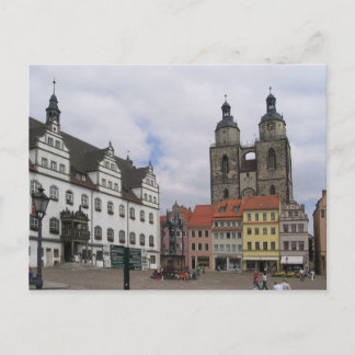 Postcard Marketplace in Wittenberg, Germany