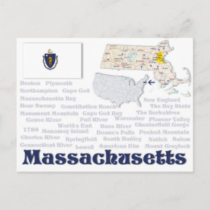 Postcard "Massachusetts"
