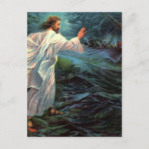 Postcard: Matthew 14:29-30 Postcard