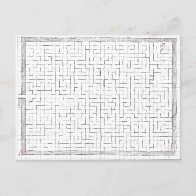 Postcard Maze 1 (Front)