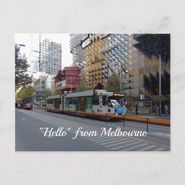 Postcard Melbourne Tram (Front)