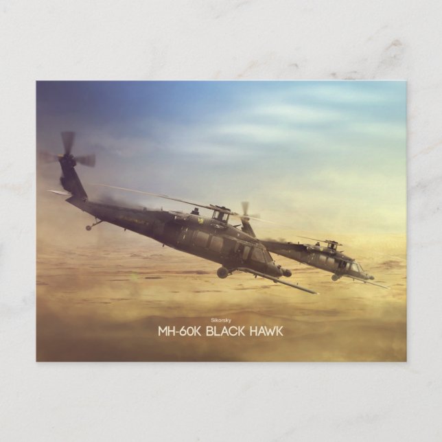 Postcard MH-60K Black Hawk  (Front)