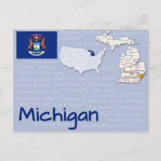 Postcard "Michigan"