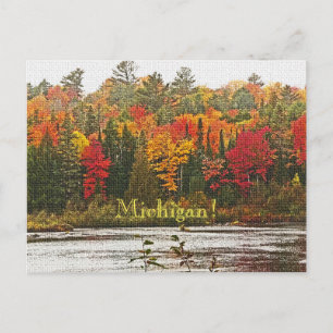 POSTCARD/MICHIGAN!/VIBRANT FALL COLORS POSTCARD