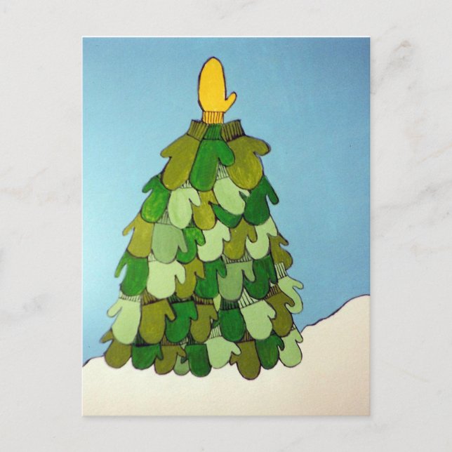 Postcard Mitten Tree (Front)