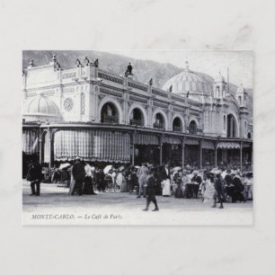 Postcard, Monte Carlo, Cafe de Paris Postcard