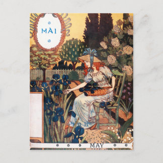 Postcard: Month of May - Mai Postcard