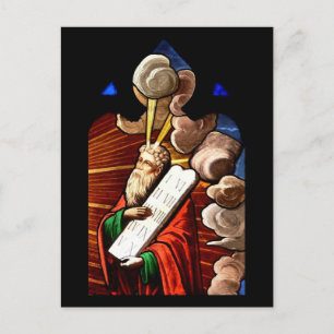 Postcard/ Moses and The Ten Commandments Postcard