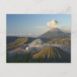 Postcard Mount Bromo, Java, Indonesia
