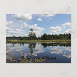 Postcard - Muskoka Lake Reflections