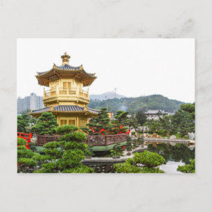 Postcard Nan Lian Garden in Hong Kong, China