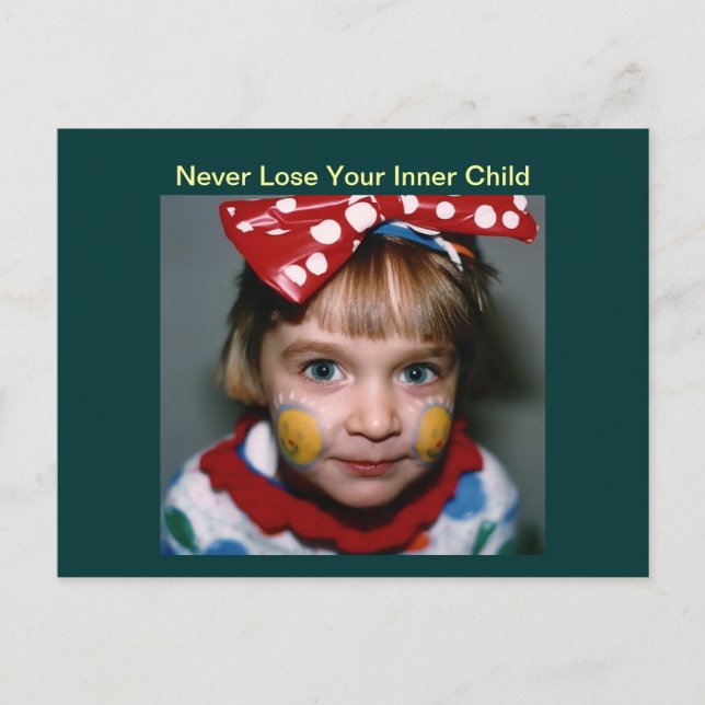 Postcard - Never Lose Your Inner Child (Front)