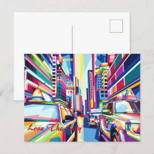Postcard Newyork PopArts