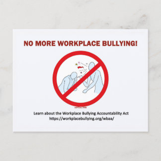 Postcard-NoMore Workplace Bullying Postcard