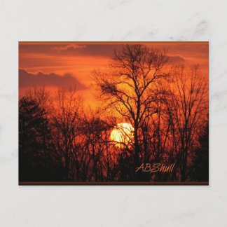 Postcard of a WV Sunset