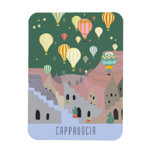 Postcard Of Cappadocia   Kapadokya Balloon Dream Magnet