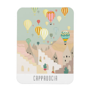 Postcard Of Cappadocia   Kapadokya Balloon Magnet