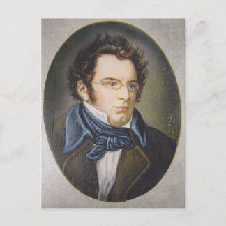 Postcard of Franz Schubert, from Stalh miniature 