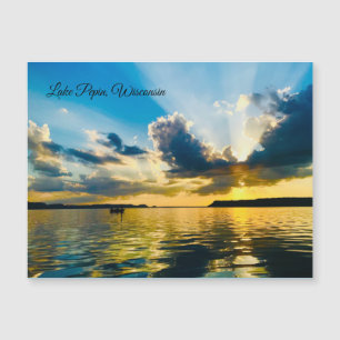 Postcard of Lake Pepin, Wisconsin