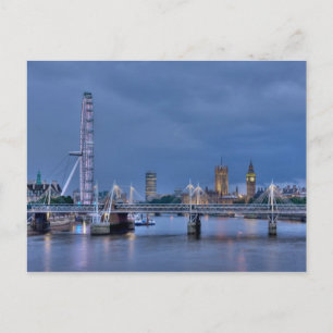 Postcard of London Eye and Big Ben