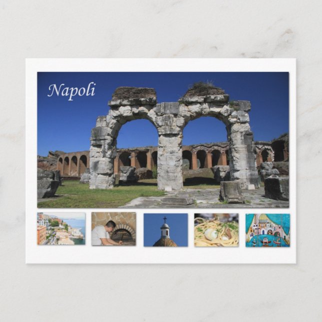 Postcard of Napoli, Italy (Front)