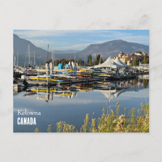 Postcard of Okanagan Lake in Kelowna, Canada
