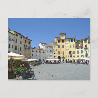 Postcard of Piazza dell'Anfiteatro in Lucca, Italy