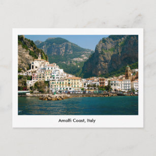 Postcard of The Amalfi Coast in Italy, UNESCO