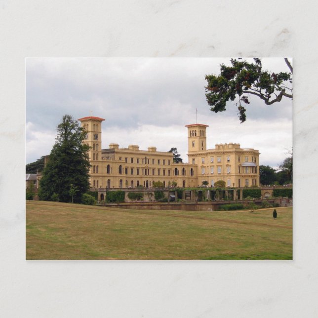 Postcard Osborne house, Isle of Wight, U.K. (Front)
