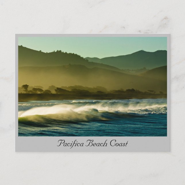 Postcard Pacifica Ca. summer sunset (Front)