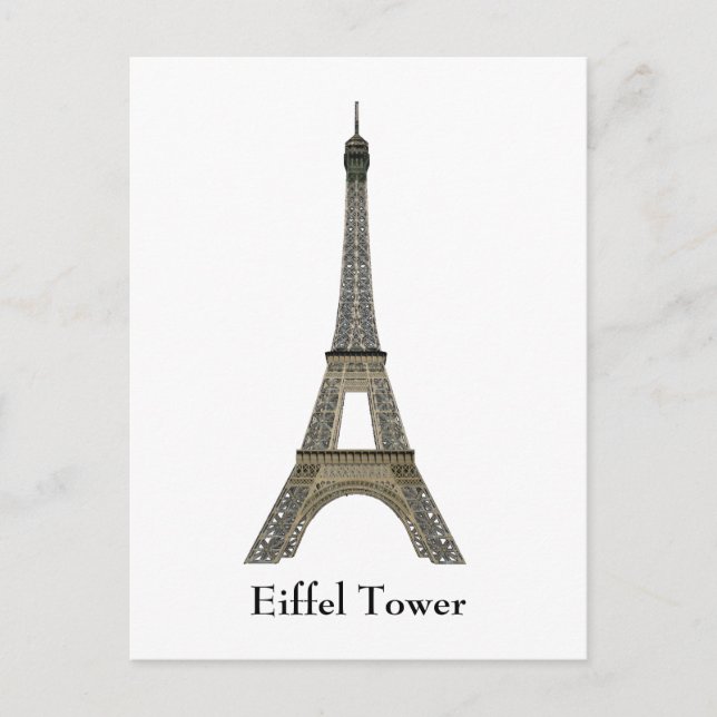 Postcard: Paris: Eiffel Tower Postcard (Front)