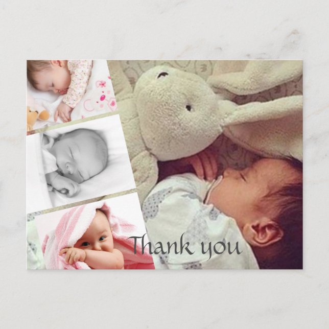 Postcard - Personalised Thank You Photo's (Front)