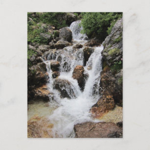 Postcard:Pisciadu Waterfall,Sella Massif Postcard