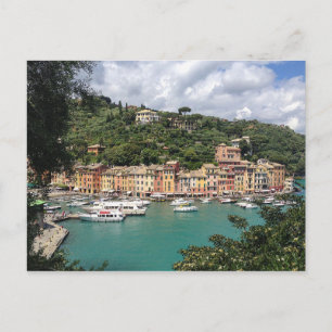 Postcard Portofino in Genoa Province, Italy