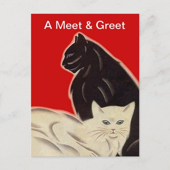 Postcard Promo Rescue Meet & Greet Pet Adoption (Front)