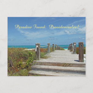 postcard/Providenciales/Turks and Caicos/Paradise Postcard