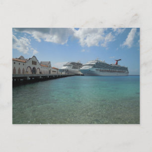 Postcard Puerta Maya pier, Cozumel, Mexico